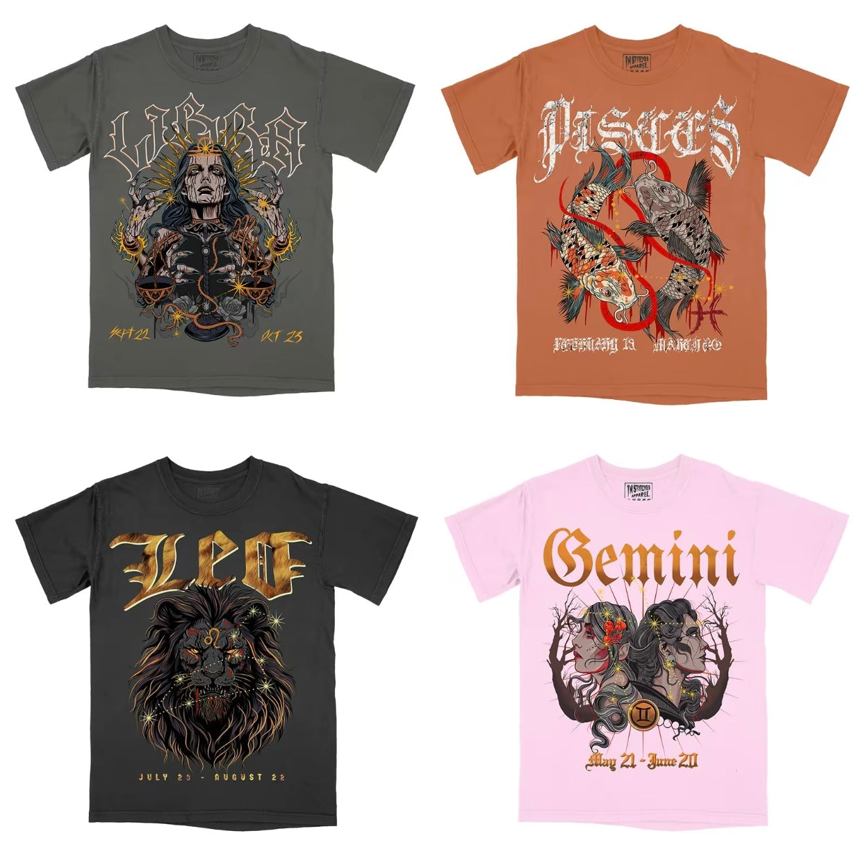 Zodiac Sign Vintage T-Shirt/Sweatshirt/Hoodie