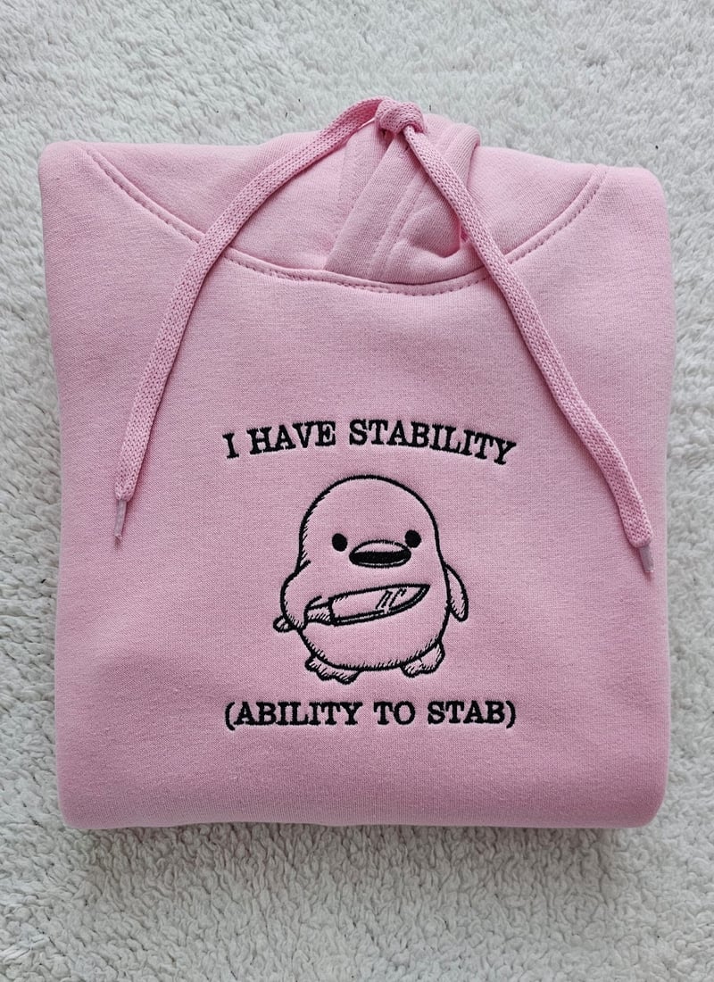 Embroidered I have stability T-Shirt/Sweatshirt/Hoodie