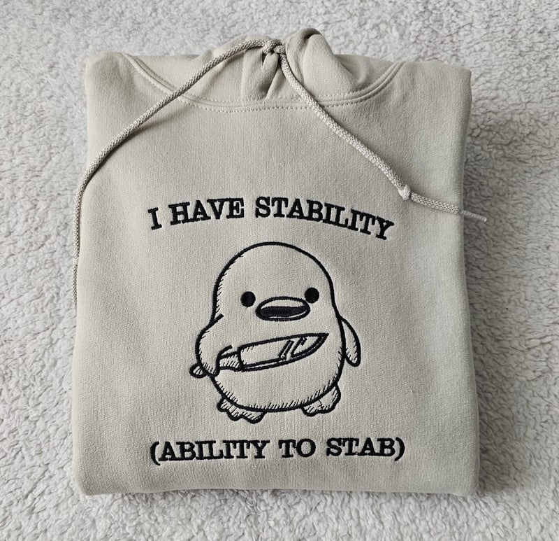 Embroidered I have stability T-Shirt/Sweatshirt/Hoodie