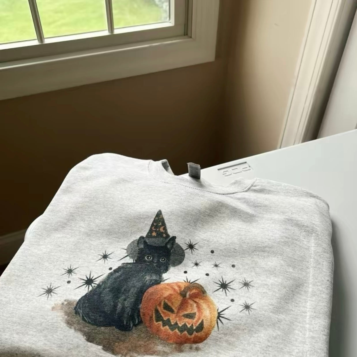 Vintage 90s Cat Halloween T-Shirt/Sweatshirt/Hoodie