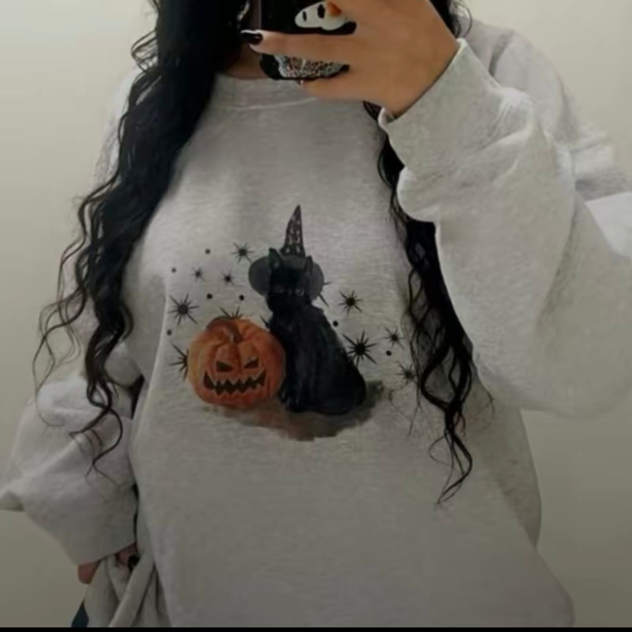 Vintage 90s Cat Halloween T-Shirt/Sweatshirt/Hoodie