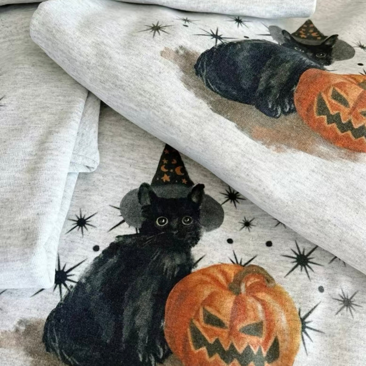 Vintage 90s Cat Halloween T-Shirt/Sweatshirt/Hoodie
