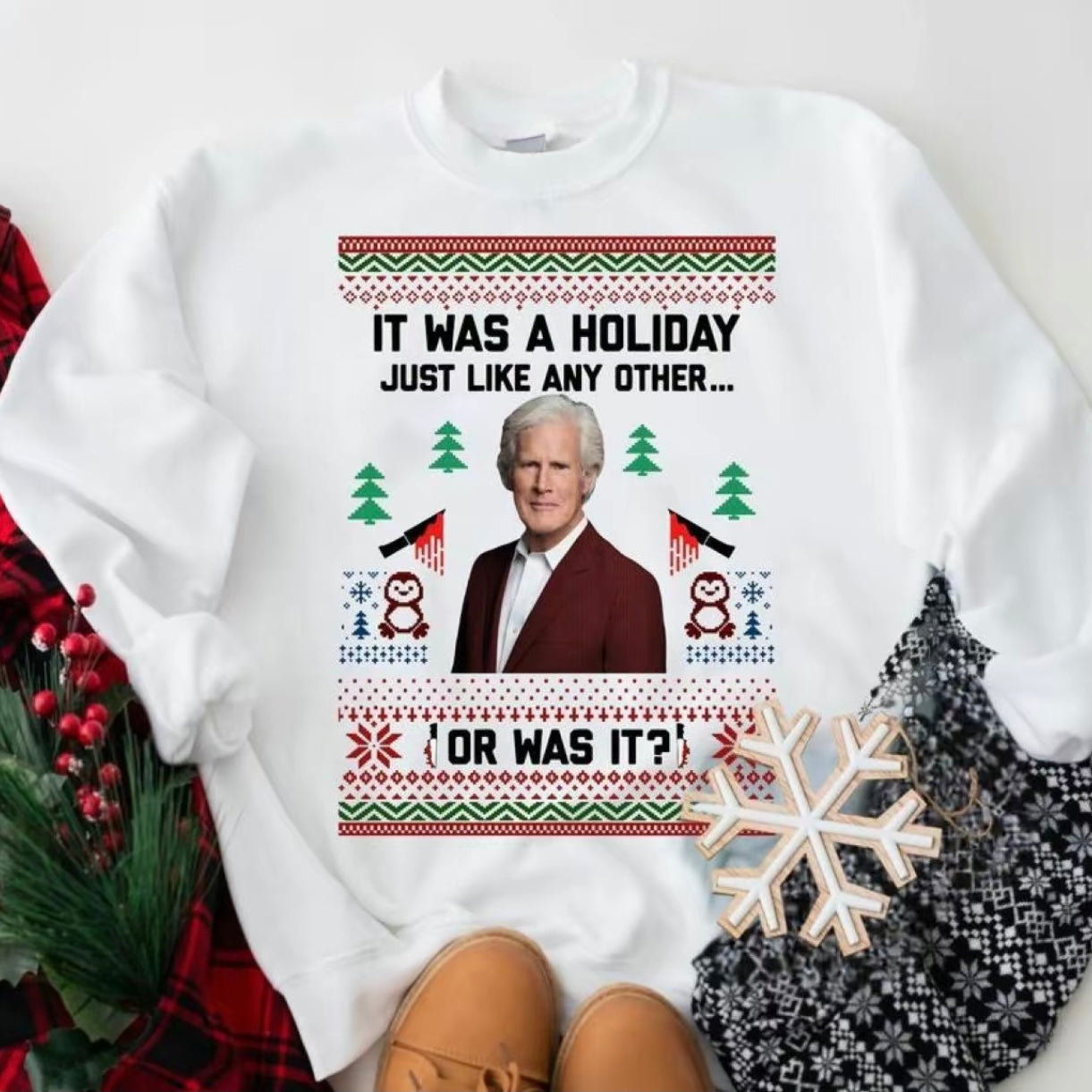 True Crime Ugly Christmas Funny T-Shirt/Sweatshirt/Hoodie