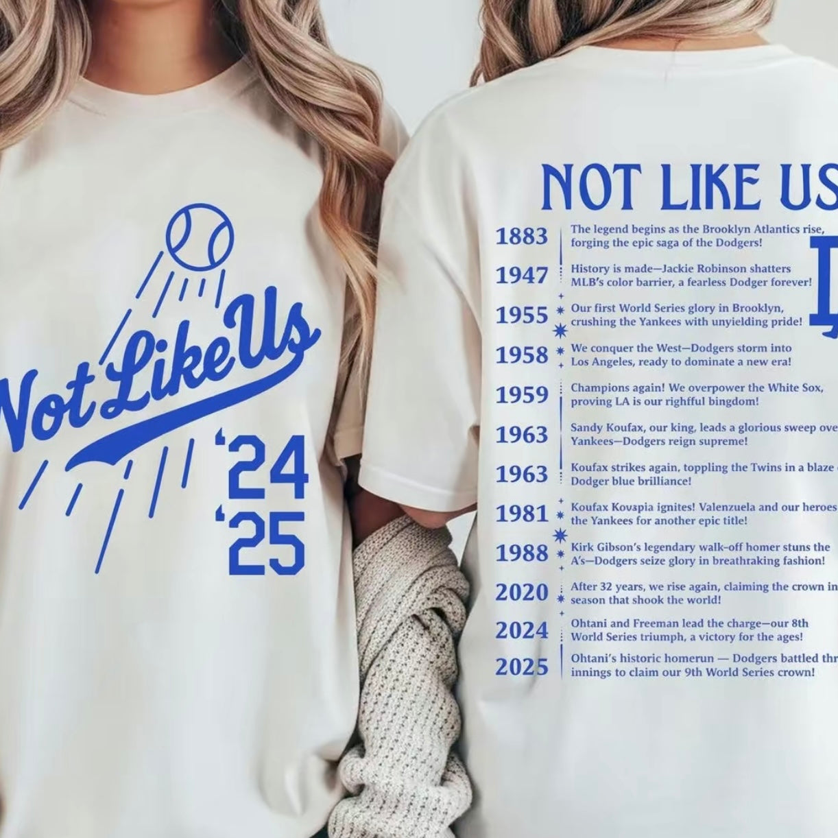 2025 They Not Like Us Champion Baseball Team T-Shirt/Sweatshirt/Hoodie