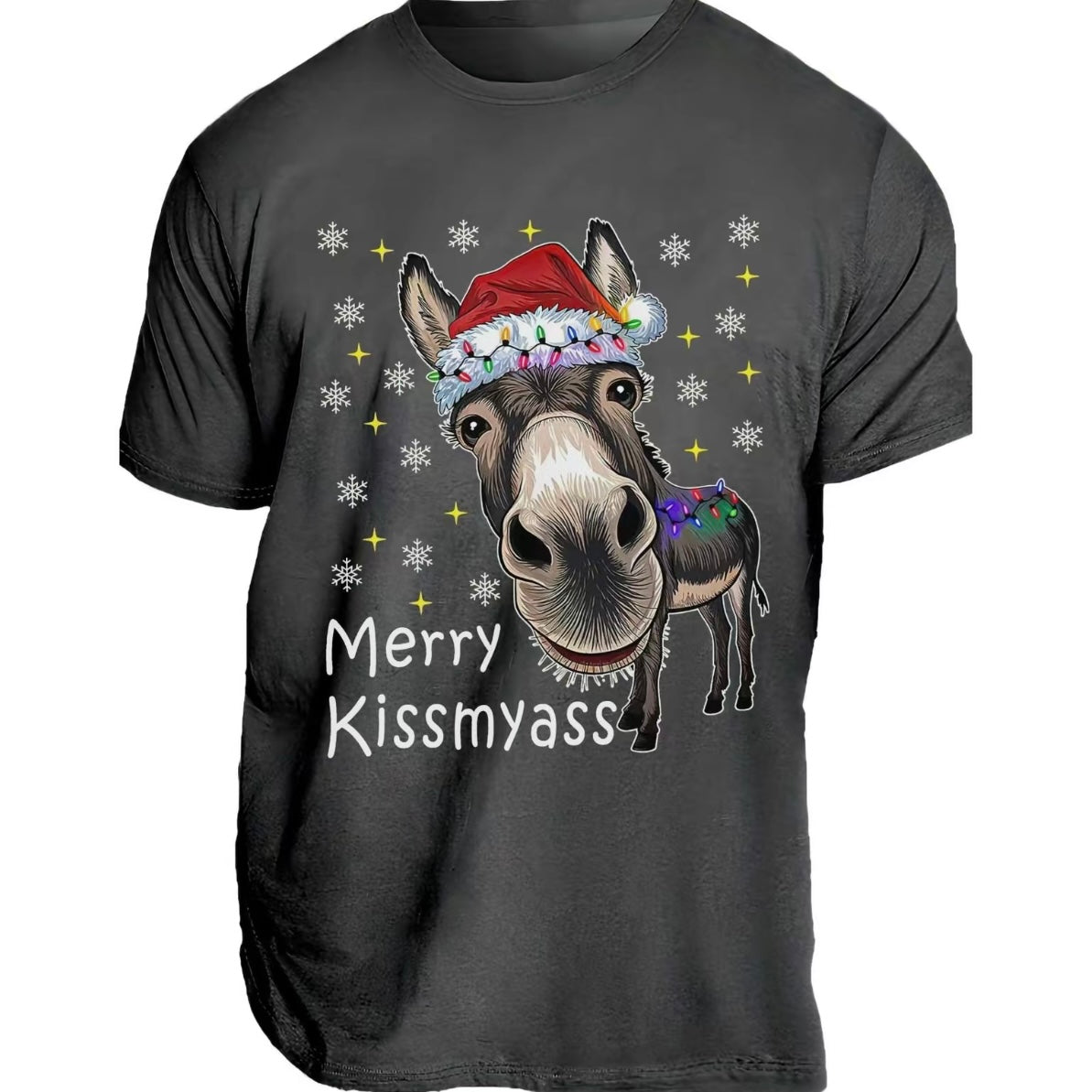 Funny Donkey Merry Kissmyass Christmas T-Shirt/Sweatshirt/Hoodie