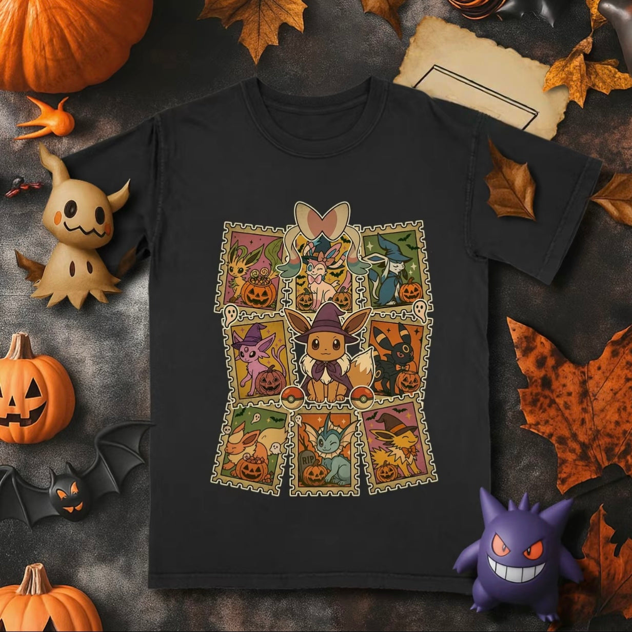 Eeveevolutions Halloween Pokemon T-Shirt/Sweatshirt/Hoodie