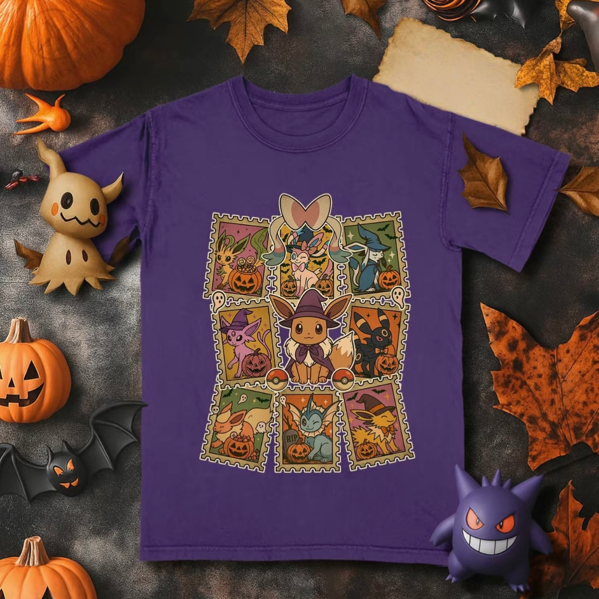 Eeveevolutions Halloween Pokemon T-Shirt/Sweatshirt/Hoodie