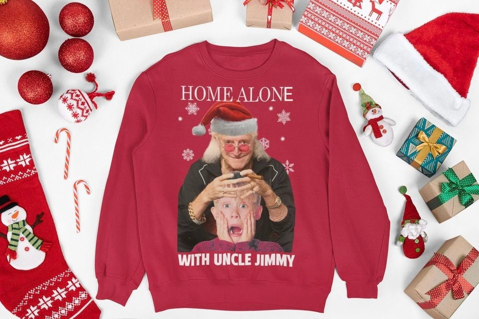 Home Alone With Uncle Jimmy Christmas T-Shirt/Sweatshirt/Hoodie