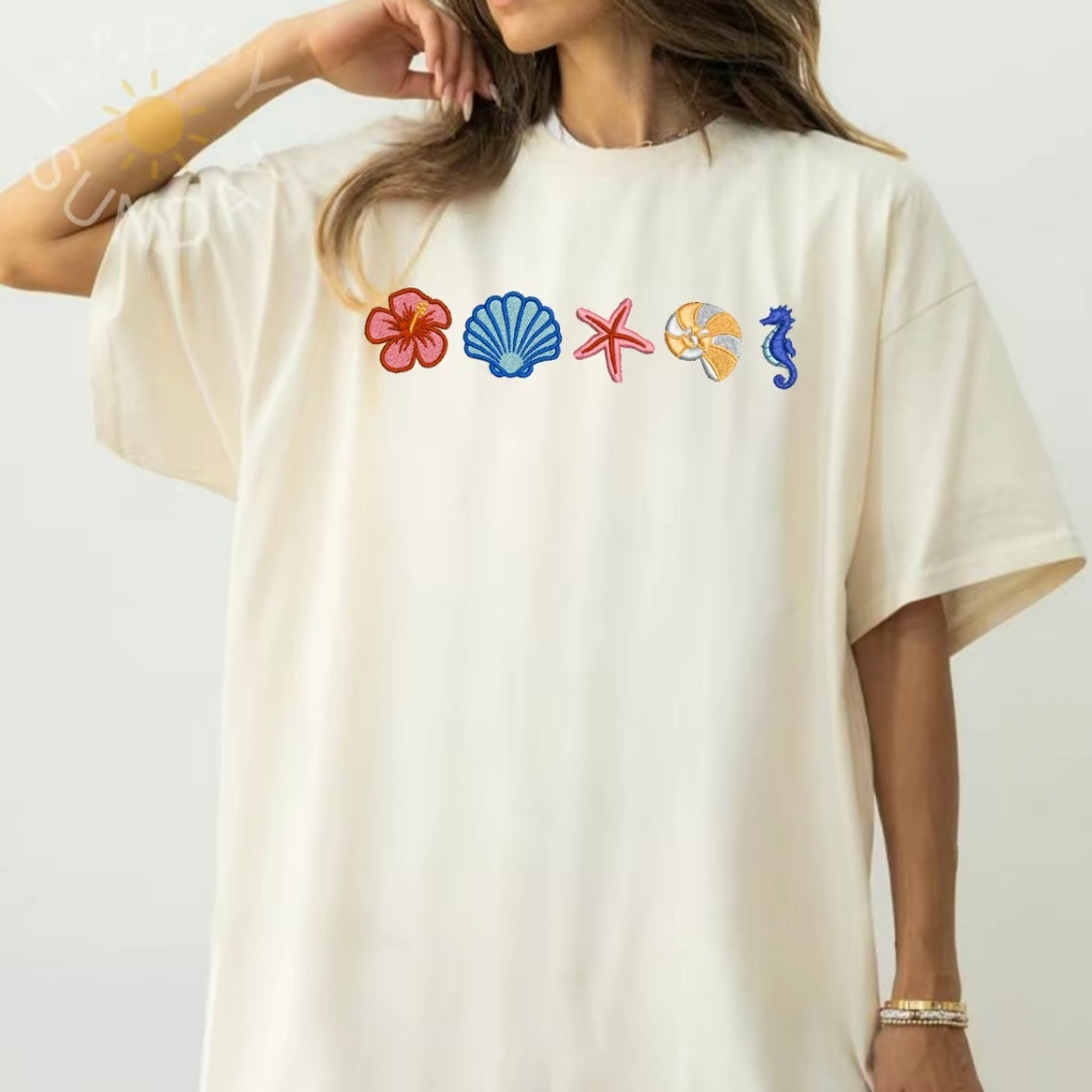 Coastal Icons Embroidered T-Shirt/Sweatshirt/Hoodie