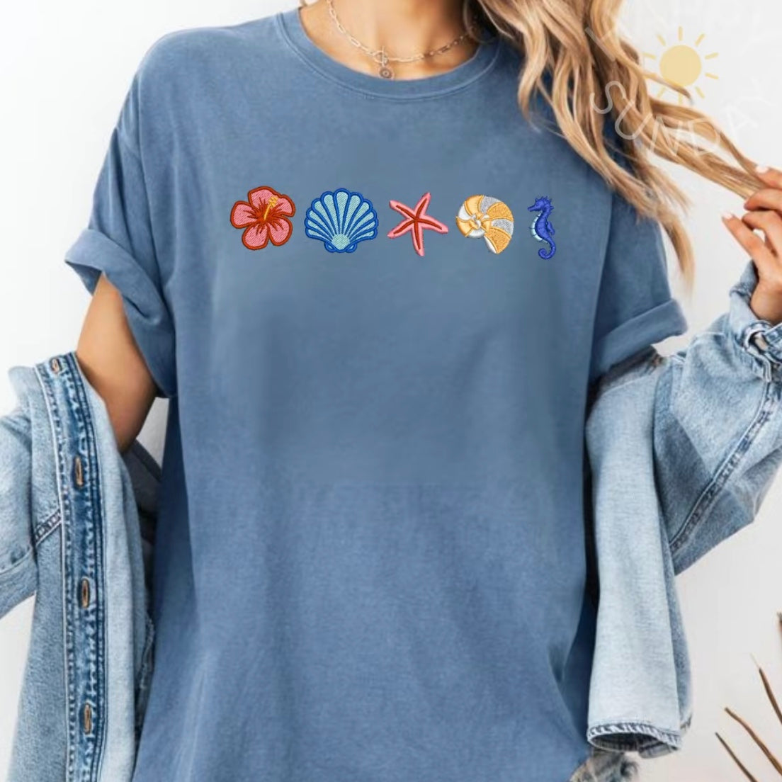Coastal Icons Embroidered T-Shirt/Sweatshirt/Hoodie