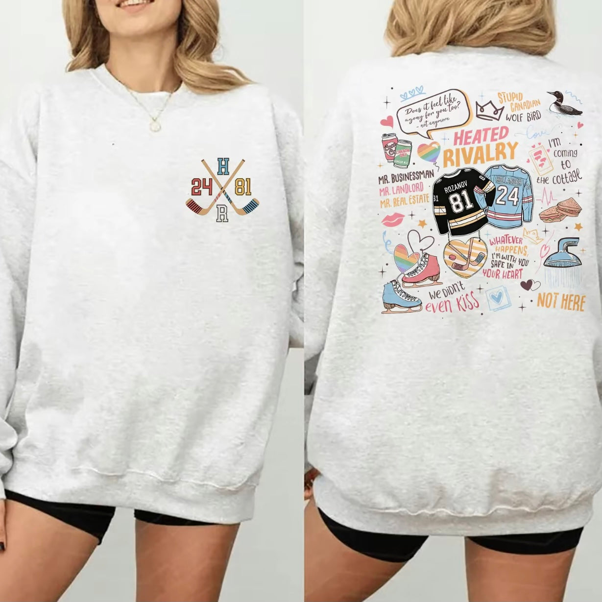 Romance Heated Rivalry Hollanov Couple T-Shirt/Sweatshirt/Hoodie