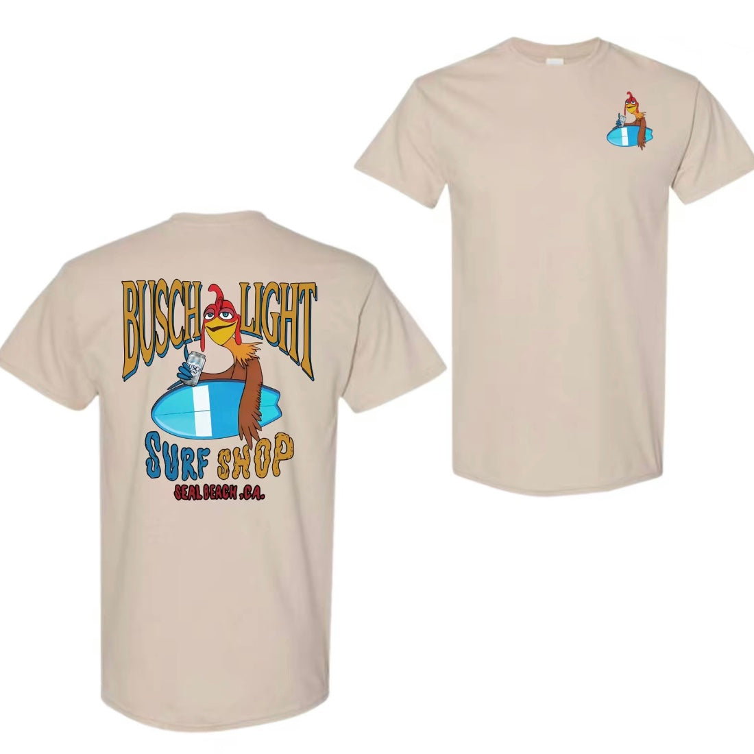 Busch Light Chicken Joe Surfs Up T-Shirt/Sweatshirt/Hoodies