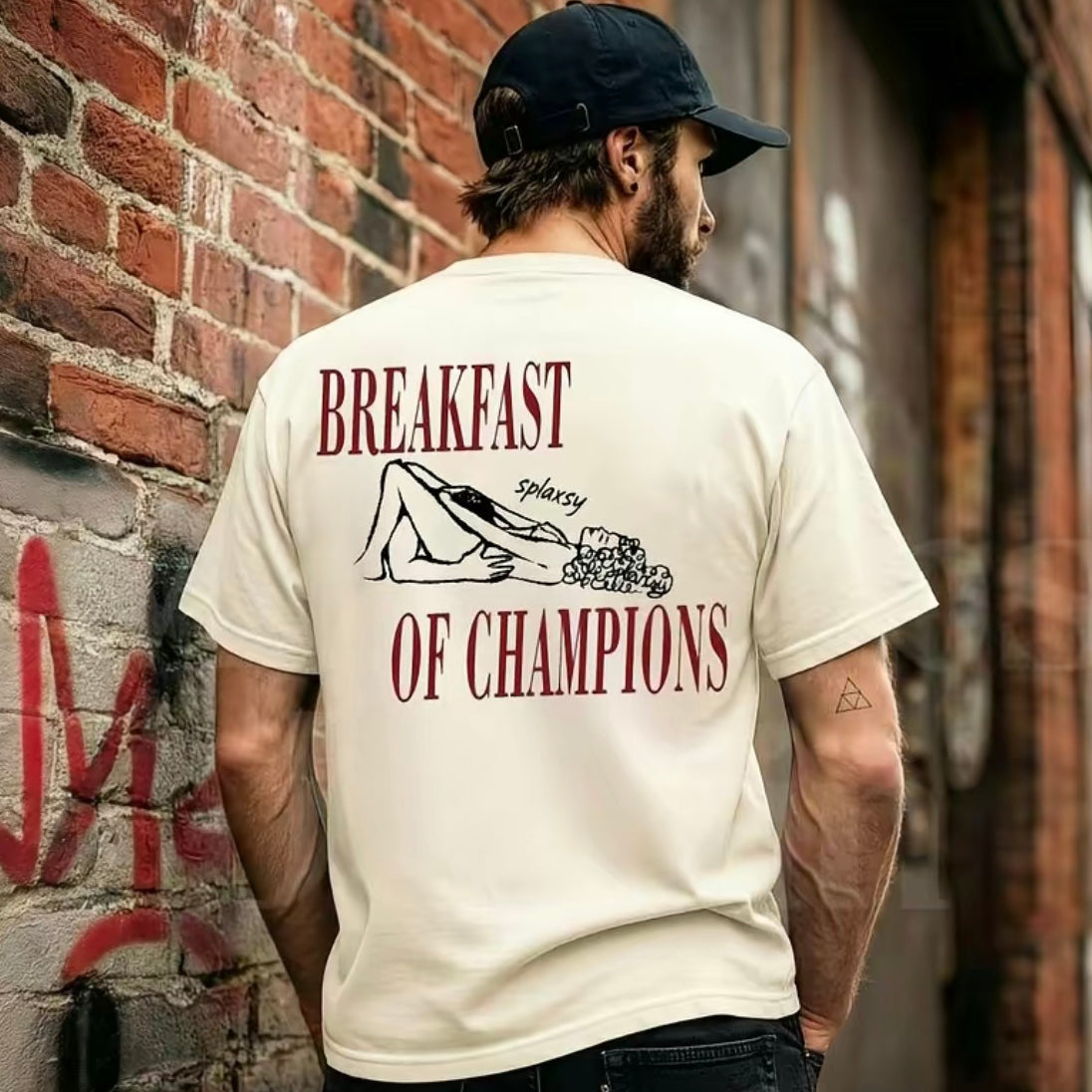 Breakfast of Champions Funny Bachelor Party Black Dark Humor T-Shirt/Sweatshirt/Hoodie