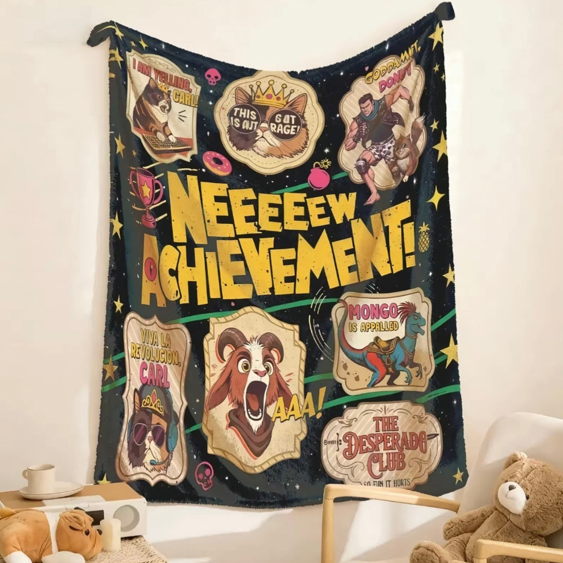 Dungeon Crawler Carl Flannel Blanket