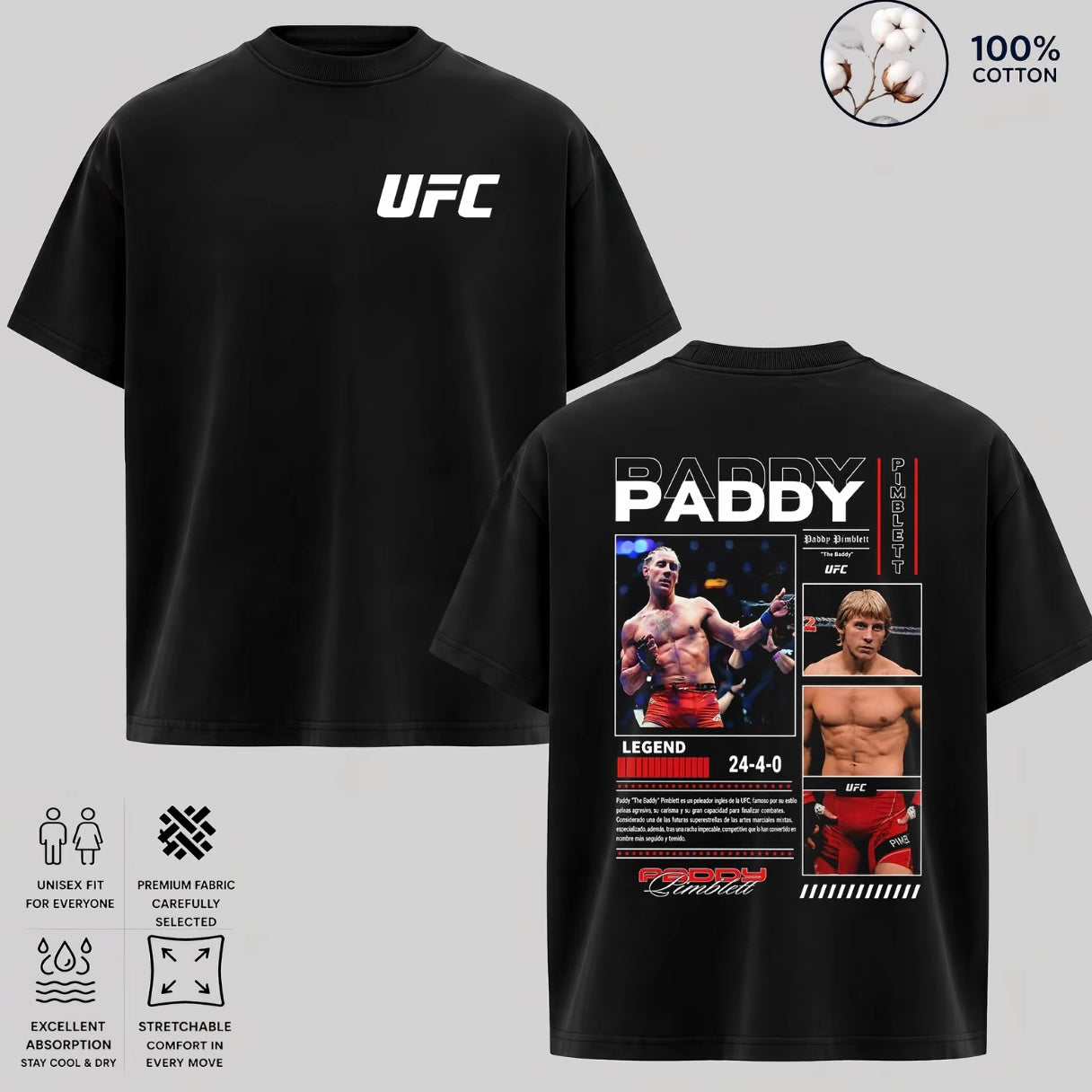 Paddy Pimblett UFC T-Shirt/Sweatshirt/Hoodie
