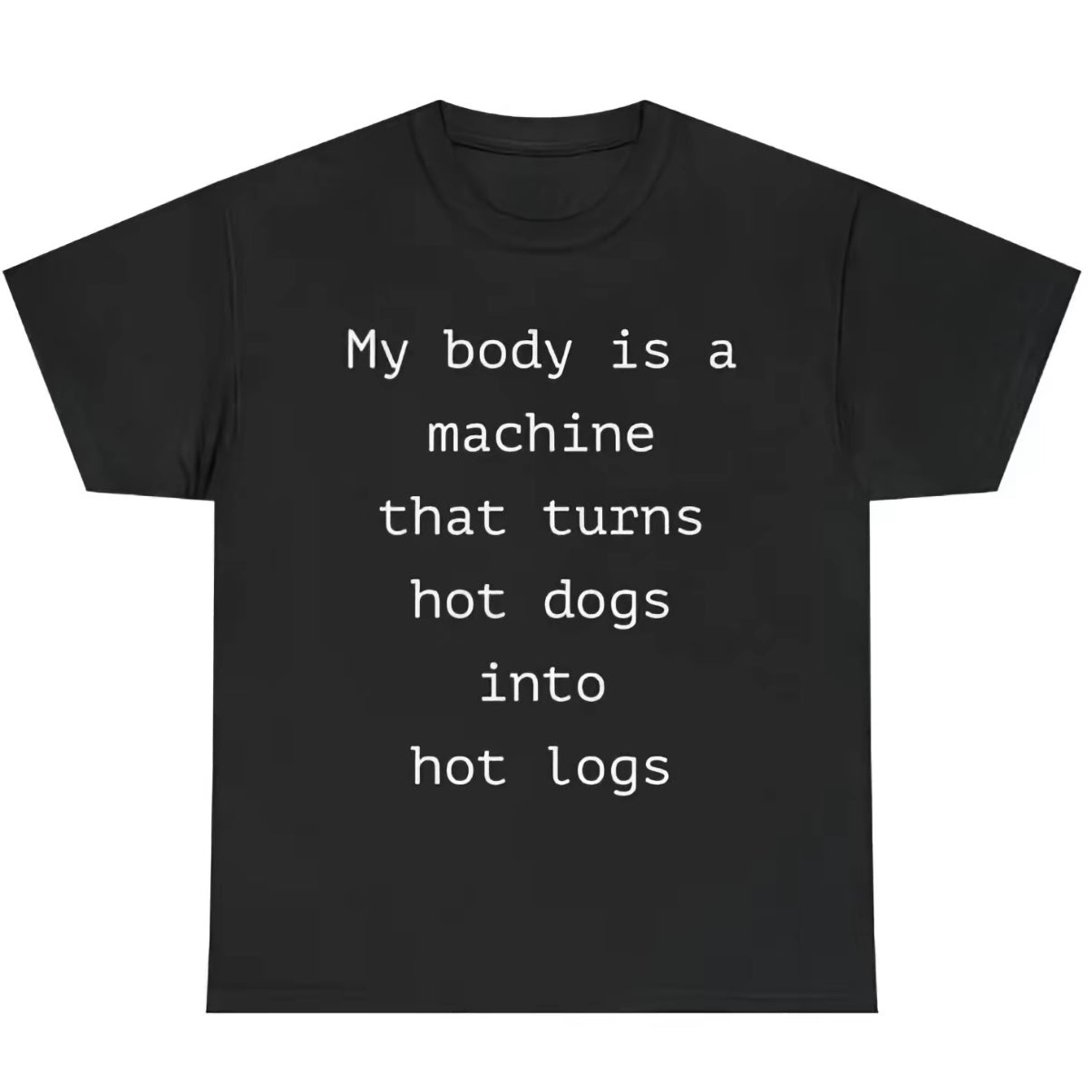 My Body Is A Machine That Turns Hot Dogs Into Hot Logs T-Shirt/Sweatshirt/Hoodie