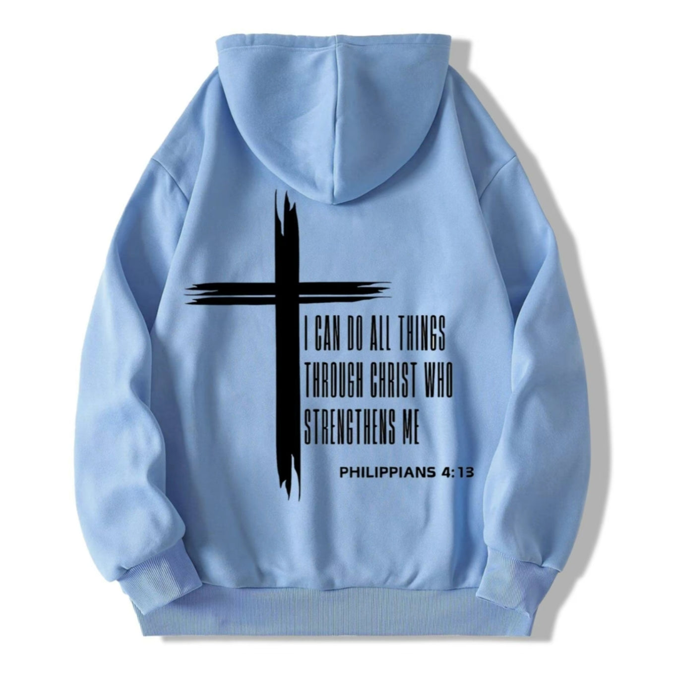 Cross & Letter Print Drop T-Shirt/Sweatshirt/Hoodie