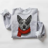 Christmas Dog – 50 Dog Breeds in Festive Santa T-Shirt/Sweatshirt/Hoodie