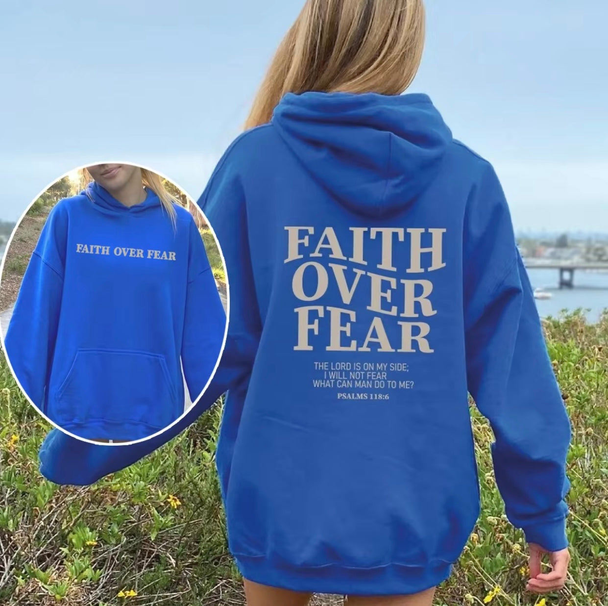 Faith Over Fear Vintage T-Shirt/Sweatshirt/Hoodie