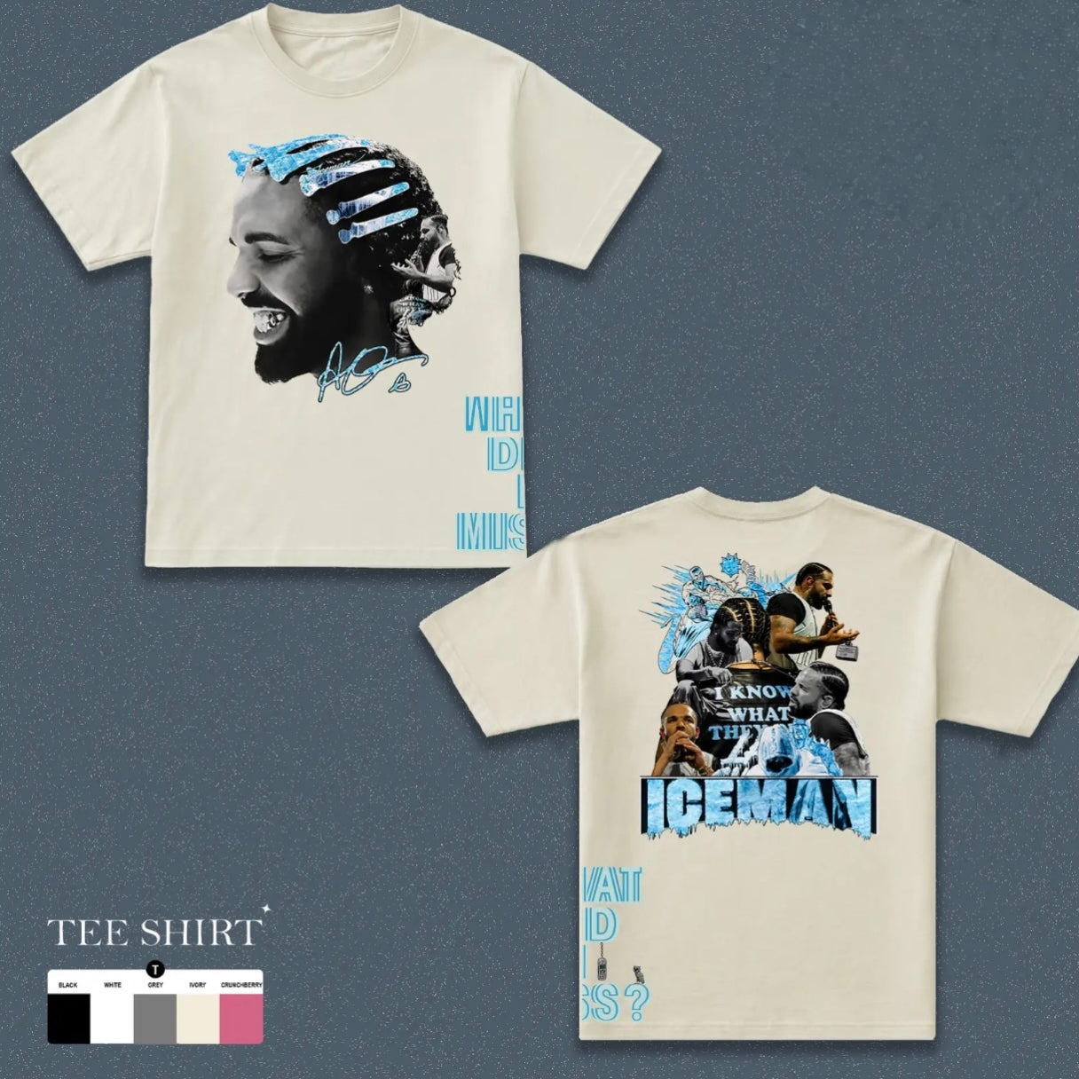 ICEMAN Album Drake Rap Fan Shirt/Sweatshirt/Hoodie