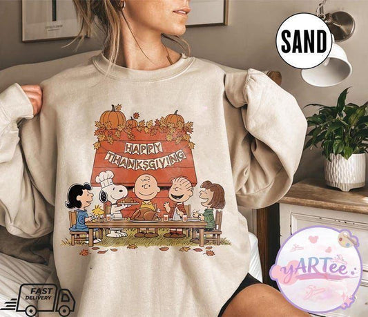 Vintage Peanuts Snoopy Thanksgiving T-Shirt/Sweatshirt/Hoodie