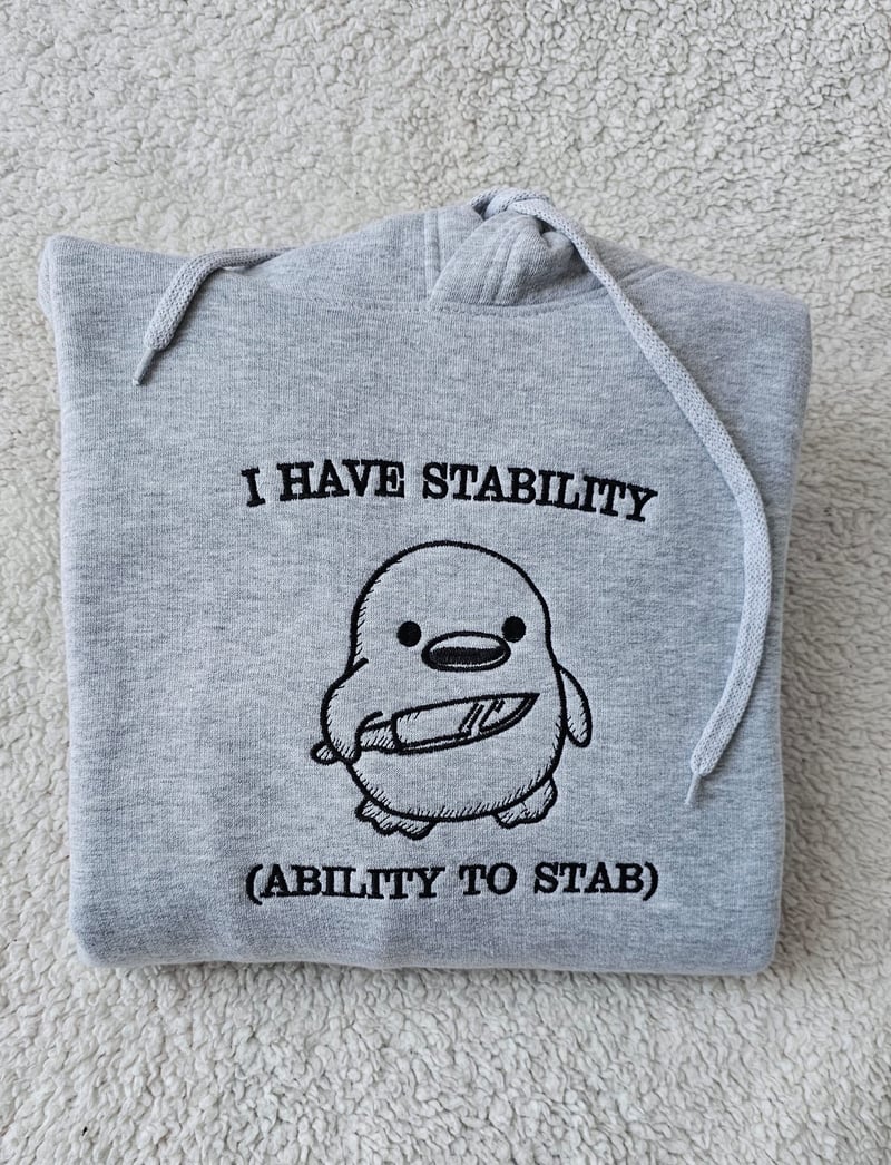 Embroidered I have stability T-Shirt/Sweatshirt/Hoodie