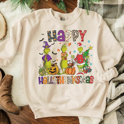 Happy Hallothanksmas T-Shirt/Sweatshirt/Hoodie