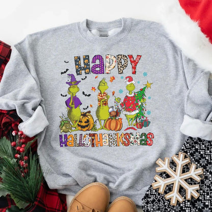 Happy Hallothanksmas T-Shirt/Sweatshirt/Hoodie