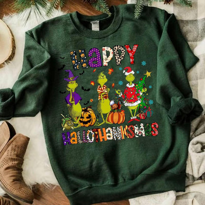 Happy Hallothanksmas T-Shirt/Sweatshirt/Hoodie