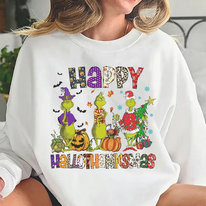 Happy Hallothanksmas T-Shirt/Sweatshirt/Hoodie