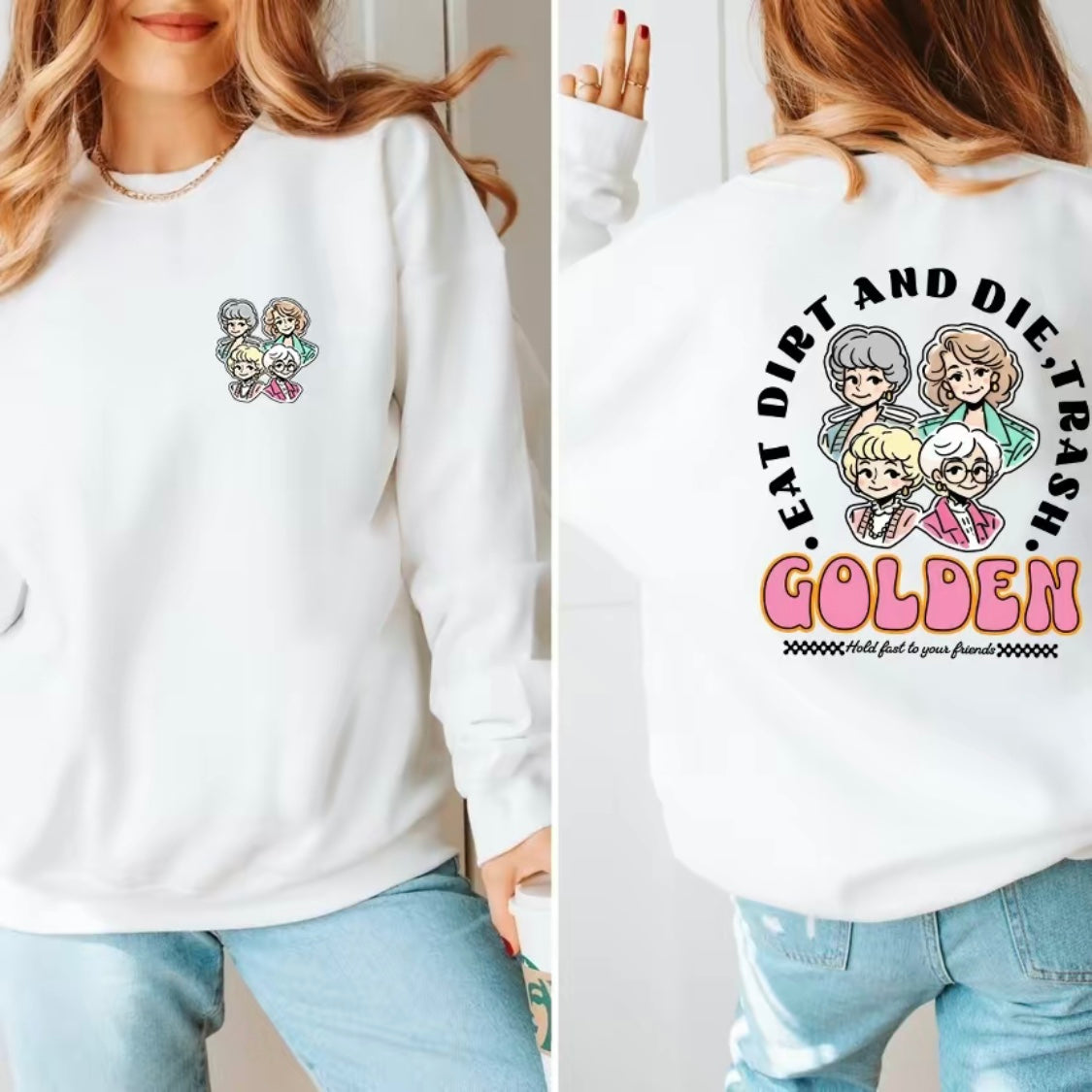 Golden Girls 80s Retro Vibe Women T-Shirt/Sweatshirt/Hoodie