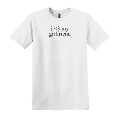 I Love My Girlfriend and Boyfriend  Embroidered T-Shirt/Sweatshirt/Hoodie