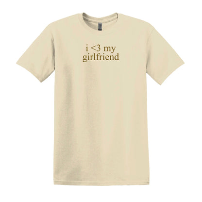 I Love My Girlfriend and Boyfriend  Embroidered T-Shirt/Sweatshirt/Hoodie