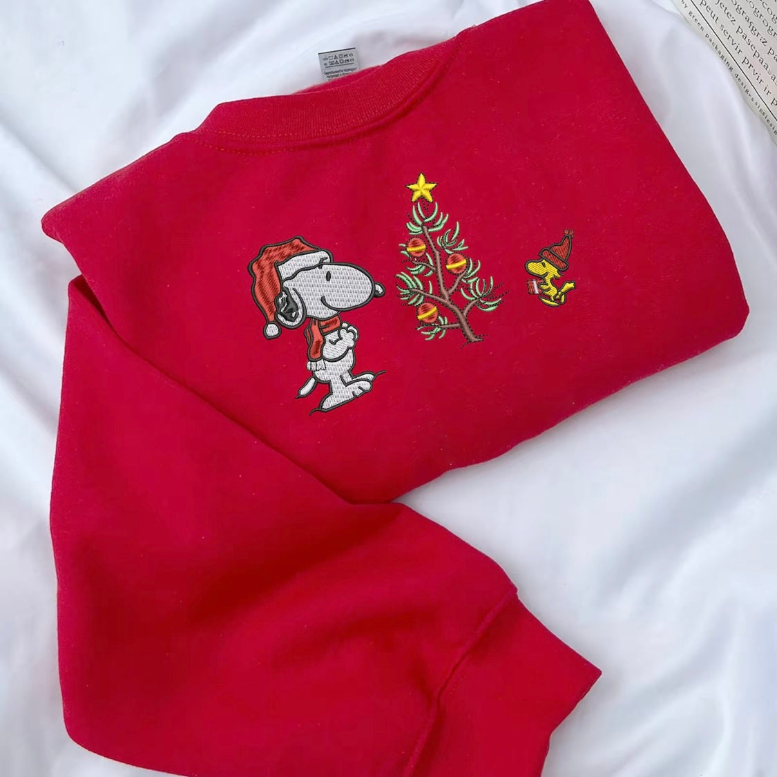 Snoopy Christmas Embroidered T-Shirt/Sweatshirt/Hoodie