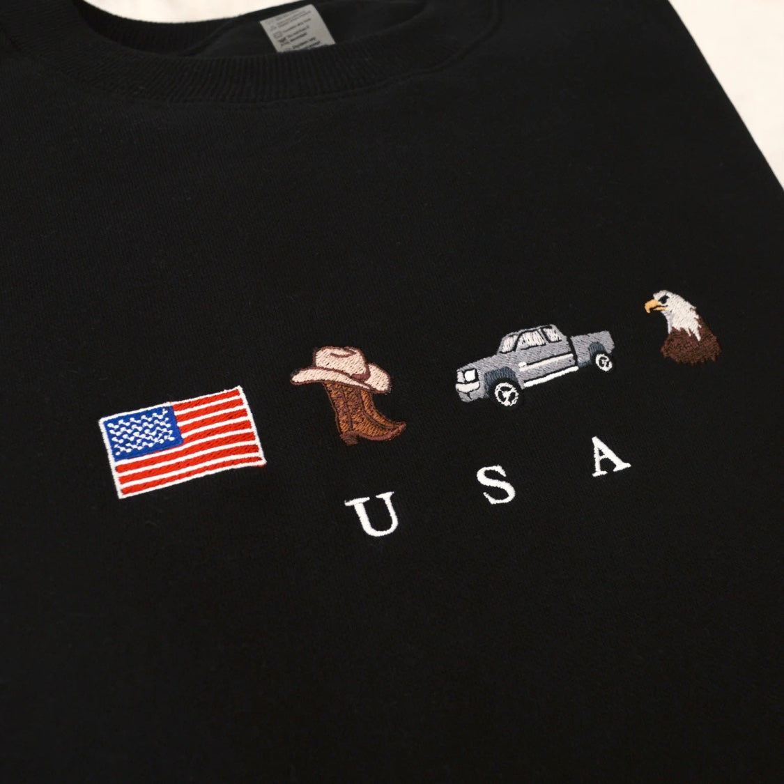 USA Embroidered T-Shirt/Sweatshirt/Hoodie