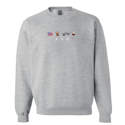 USA Embroidered T-Shirt/Sweatshirt/Hoodie