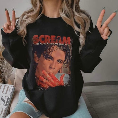 Vintage Scream Horror Movie Halloween T-Shirt/Sweatshirt/Hoodie