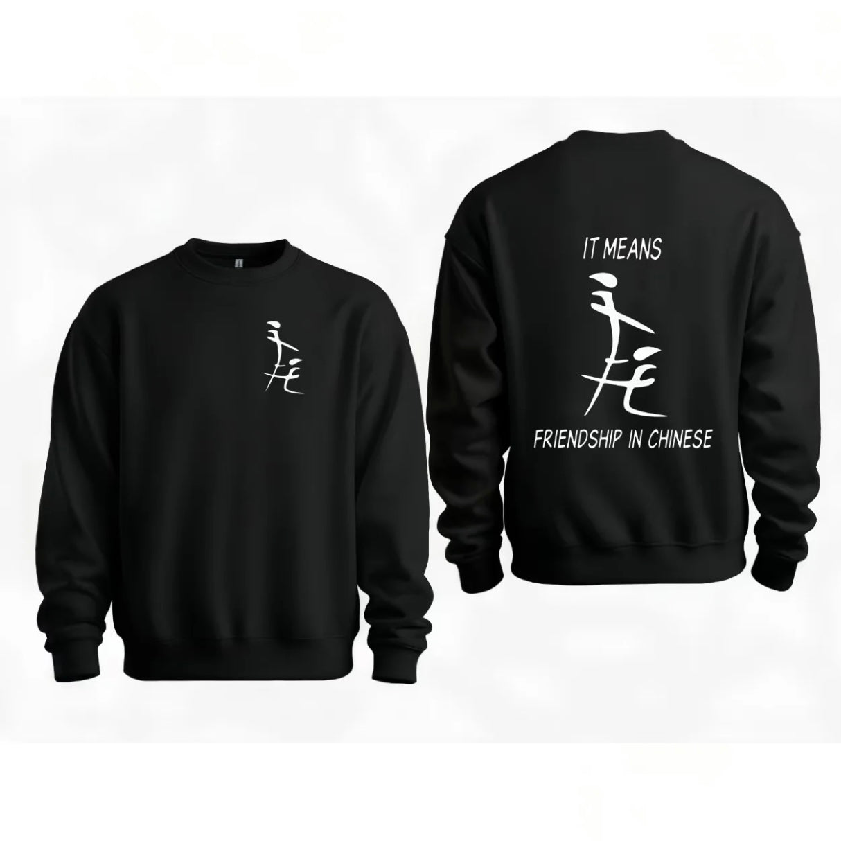 It Means Friendship In Chinese Funny Humorous Naughty T-Shirt/Sweatshirt/Hoodie