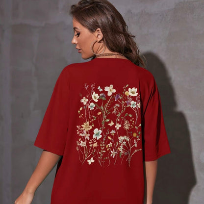 Women's Floral Print T-Shirt/Sweatshirt/Hoodie