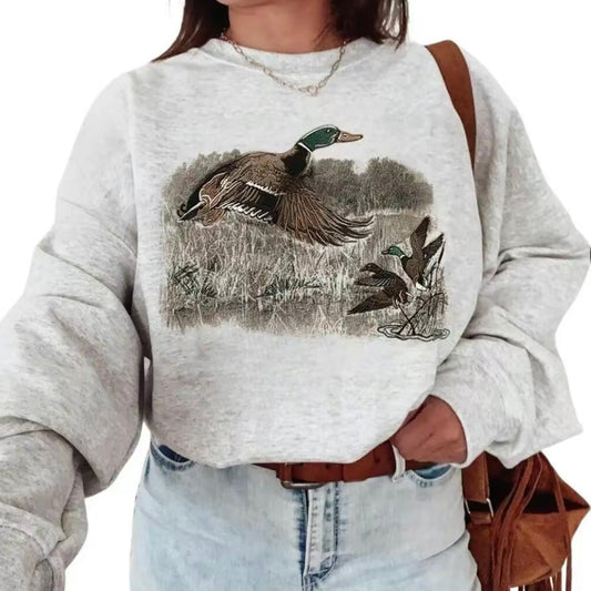 Mallard Bird Vintage Hunting Day T-Shirt/Sweatshirt/Hoodie