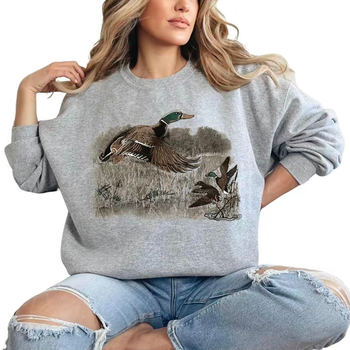 Mallard Bird Vintage Hunting Day T-Shirt/Sweatshirt/Hoodie