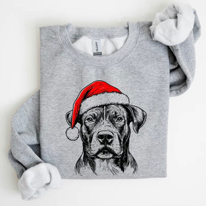 Santa Paws Christmas Dog 50 Dog Breeds In Festive Santa Hat T-Shirt/Sweatshirt/Hoodie