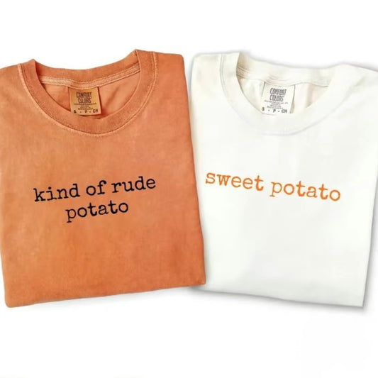 Matching Thanksgiving Funny Couple T-Shirt/Sweatshirt/Hoodie