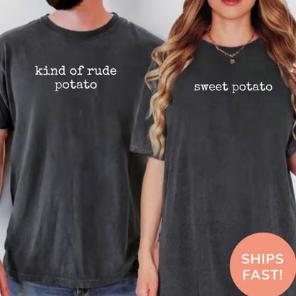 Matching Thanksgiving Funny Couple T-Shirt/Sweatshirt/Hoodie