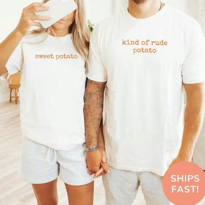 Matching Thanksgiving Funny Couple T-Shirt/Sweatshirt/Hoodie