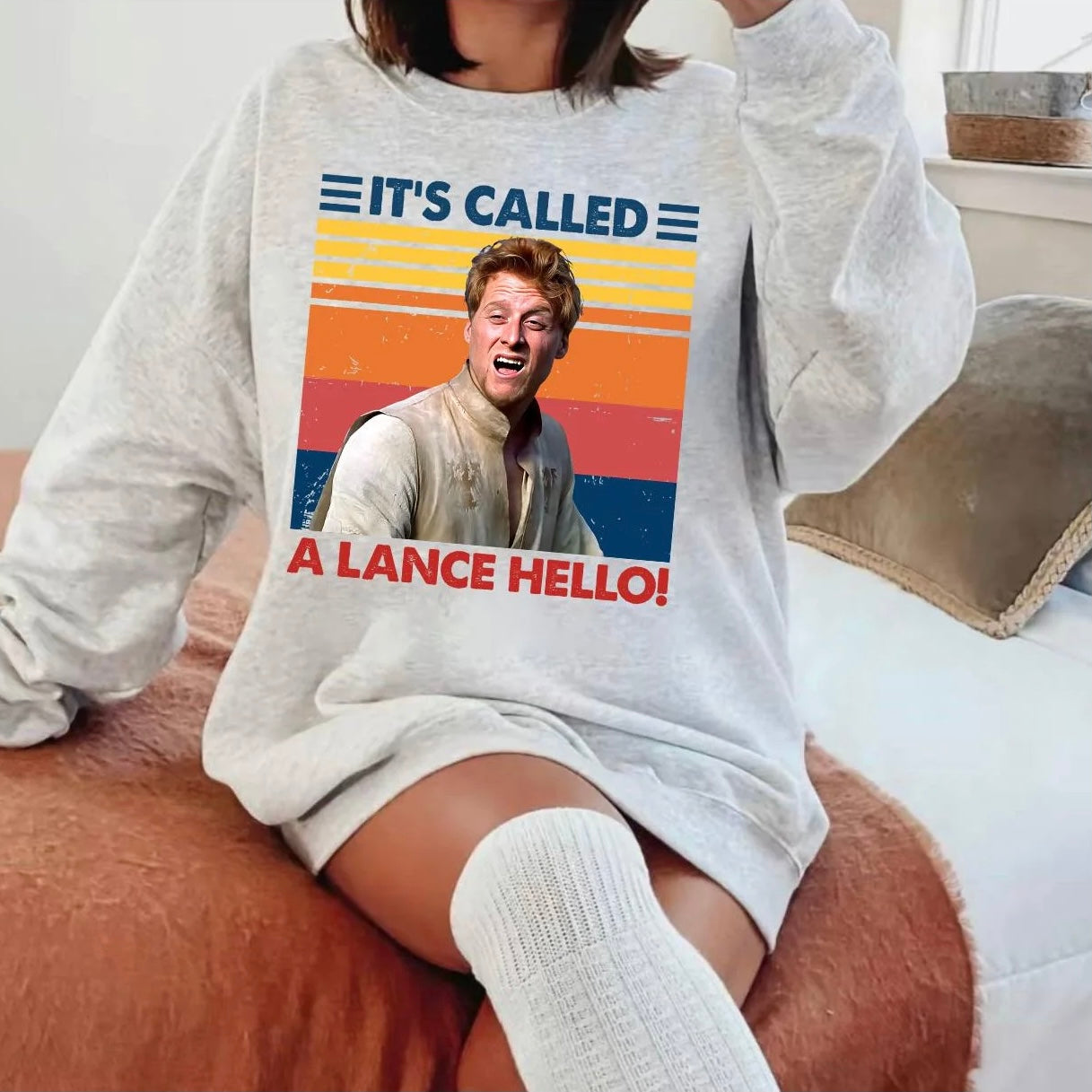 A Knight's Tale It's Called A Lance Hello Vintage Old Movie T-Shirt/Sweatshirt/Hoodie