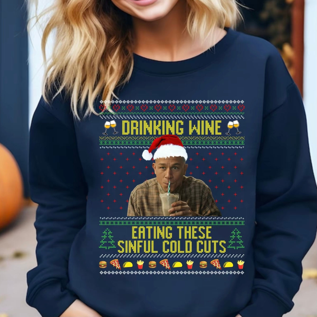 Drinking Wine Eating These Sinful Cold Cuts T-Shirt/Sweatshirt/Hoodie