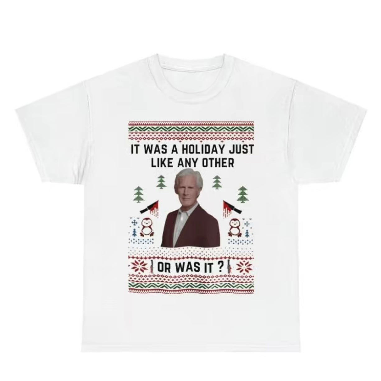 True Crime Ugly Christmas Funny T-Shirt/Sweatshirt/Hoodie