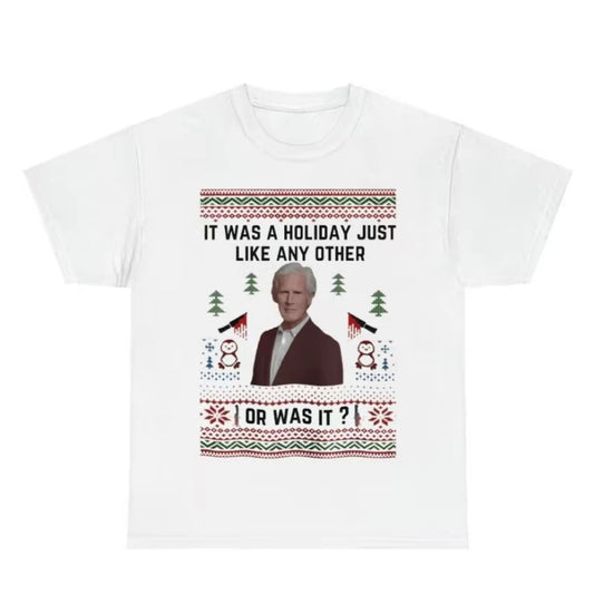 True Crime Ugly Christmas Funny T-Shirt/Sweatshirt/Hoodie