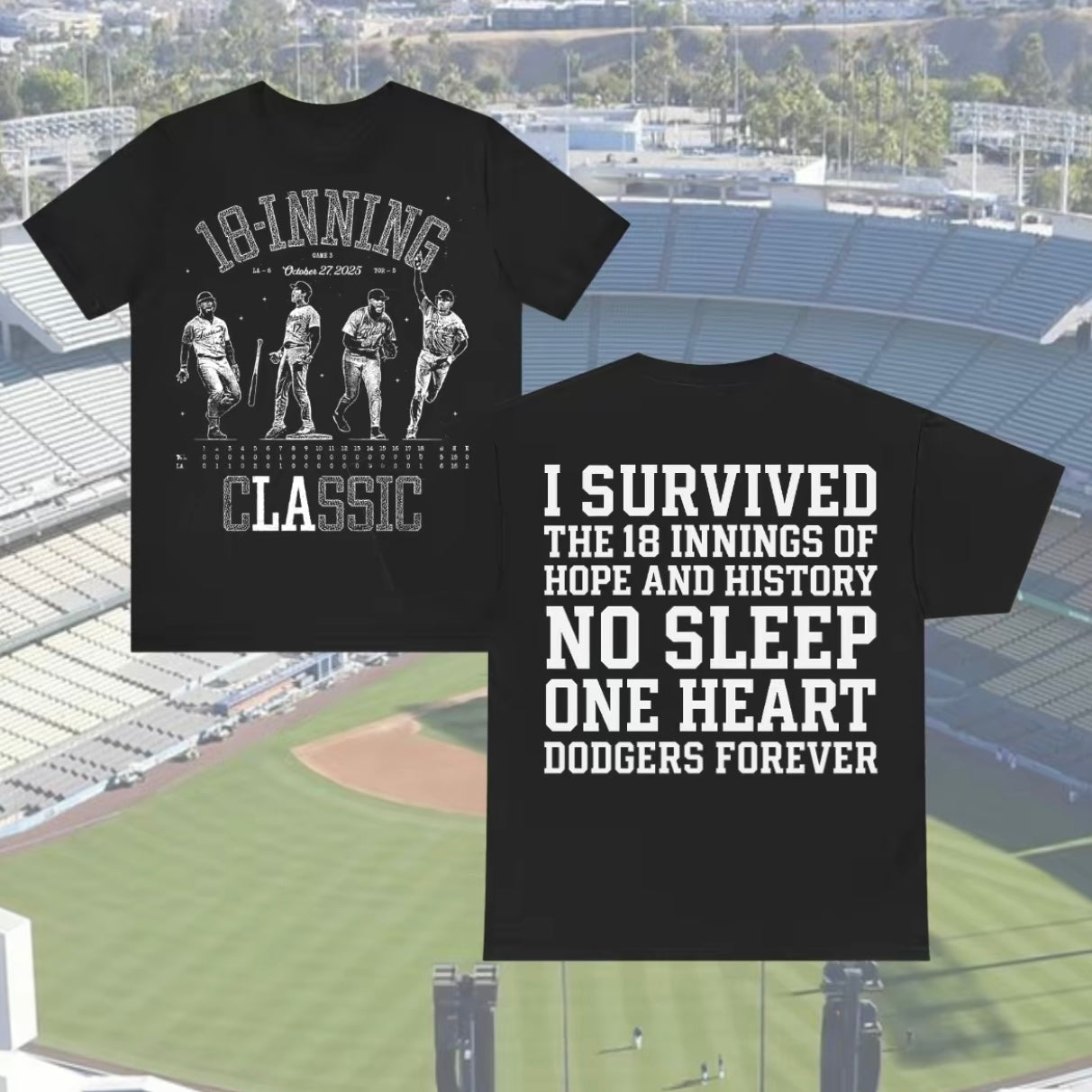 18 Innings Baseball T-Shirt/Sweatshirt/Hoodie